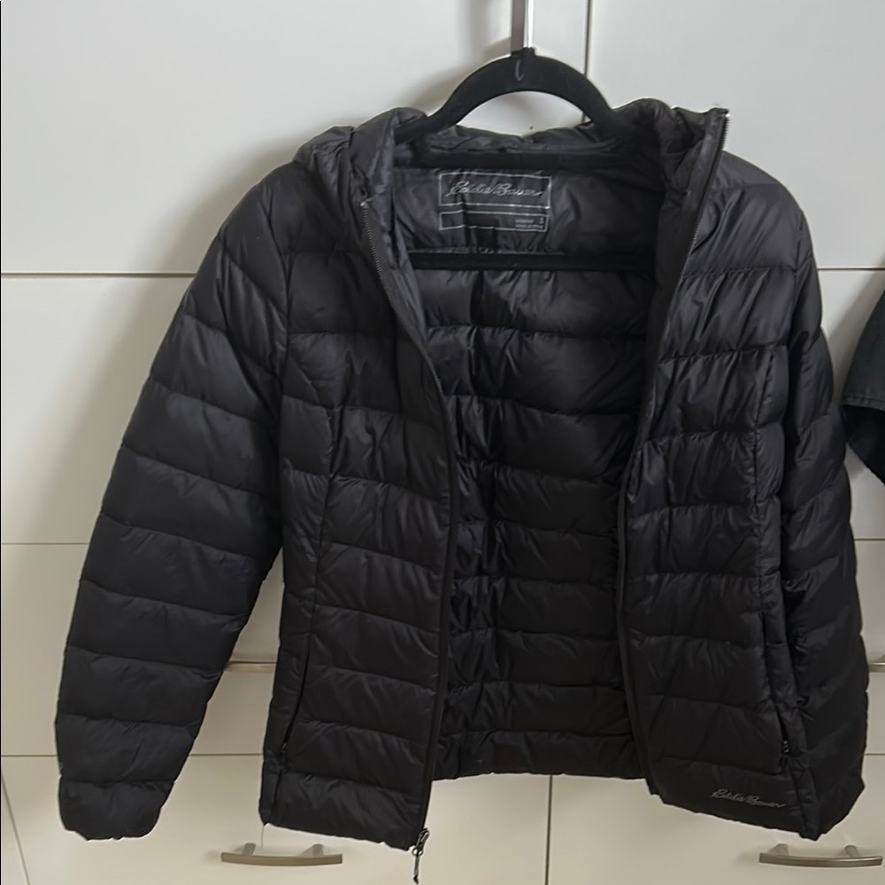 Eddie Bauer Black Puffer Jacket